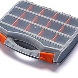 Vroxy Double Side 30 Compartments Hardware Organizers, Storage Box Small Parts Organizer with Removable Dividers for Screws, Nuts, Nails, Bolts Professional Tool Storage Box (1Pcs)-4