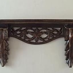 APEROL DESIGN Antique Wooden Wall Shelf/Bracket (23 X 10 X 5-inches)-17
