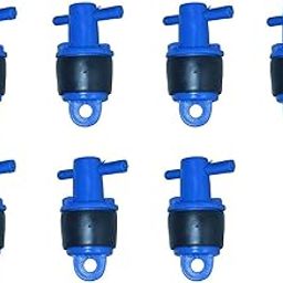 Black Hdpe End Plug Pack of 7-3