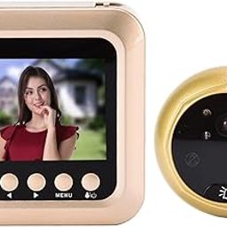UniMarket® Digital Door Viewer, 2.4in TFT LCD Screen 145° Wide Angle Chinese English Video Doorphone 720P Smart for Home'-5