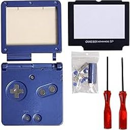 Gameboy sp Shell,Timorn gba sp Shell for Nintendo GBA SP Gameboy Advance SP Shell (Blue Pack)-picture-11