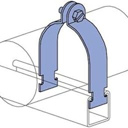 Genuine Unistrut P1115-EG 1-1/2" Rigid Steel Conduit Pipe Strut Clamp for All 1-5/8" Strut Channels-23