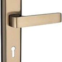 DOOR EYE Mortice Door Handle Set with Lock 3 Keys Lock, Bathroom, Bedroom, Living Room Finish Black Gold (IMH 4002) Size-8"-picture-10