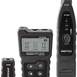 Network Cable Tester NF-8209 Wire Tracker Network Tool Scan Cable Wiremap Tester CAT5 CAT6 Cable Length Measurement, PoE Testing, NCV Function, Black-picture-3