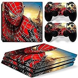 Elton Spider-Man Theme 3M Skin Sticker Cover for PS4 Pro Console and Controllers [video game]-image-67