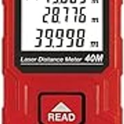 FREEMANS PROECO-L40 40m Laser Distance Meter with Area, Volume, Pythagorean Measurement and Self-Calibration Function, Carry Bag and Batteries Included, Best Suitable for Indoor Measurements-10