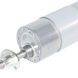 JEEFUSE 12V Micro Elecirc Motor Long Shaft DC Motor Threaded Shaft Parts 6V Jgb37-545 with Flange (Size : 12v12rpm, Color : Package C)-picture-11