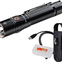 Fenix LD30R EDC Flashlight, 1700 Lumen USB-C Rechargeable for Everyday Carry Compact Tactical Duty Light with Durable Pocket Clip, Holster and Lumentac Battery Organizer-16