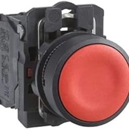 Schneider Electric, XB5AA42N, Harmony XB5, Red Push button, 22mm, spring return, 1NC-17