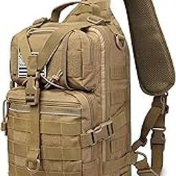 G4Free Tactical Sling Backpack Big Molle EDC Assault Range Bag Pack Military Style for Concealed Carry-image-41