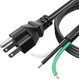 LaWana Heavy Duty 6ft 12 Gauge 3 Prong Replacement Power Cord 110V 115V 120V for Appliances Power Tools Dishwasher Compatible-image-35
