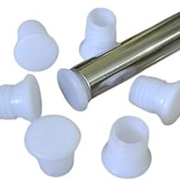 Infinite tech PVC Inner Cap Size 3/4'' Inch (Pack of 20P) Plastic Round end Cap for Steel Pipe/Furniture Tubing Caps/Plastic Plugs/Tubing End Caps/Buffer/Bush Shoes for Furniture (White)-image-86
