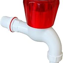 Nilsons Washing Machine Water Tap, Comfort Grip Handle, White and Red (1)-11