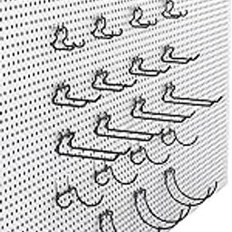 KINOMI 24 Pack Pegboard Hooks Heavy Duty Pegboard Drill Holder Power Tool Holder, Value Set, Large Pegboard Accessories and Hooks for Tools, Power Drills, Art and Craft Supplies etc Black-4