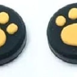 TMG Thumb Grips Caps for Switch Lite | Switch |Switch OLED Cute Soft Joystick Button Caps Skin Cute Cat Paw Claw Silicone Protective Cover (2PCS) (Black)-image-2