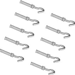 Expansion Bolts, Standard Thread Precise Fixation Corrosion Resistance Stainless Steel Screw Hooks 10Pcs for Cement for Bricks(M6)-image-15