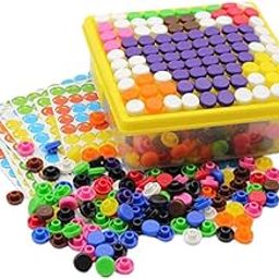 ATORSE Toy Mosaic DIY Puzzle Toy Creative Puzzle Board Jigsaw Educational Toys for Kids-Toys & Hobbies-Games-Game Pieces Parts-image-61