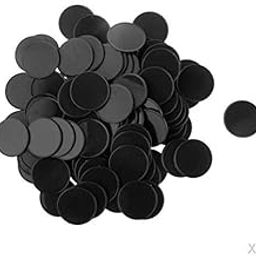 ATORSE Toy 100pcs Casino Poker Chips Poker Game Board Game Chips DIY Craft 32mm Black-Toys & Hobbies-Games-Board & Traditional Games-Contemporary Manufacture-image-85