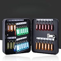 Key Storage Lock Box with Code Key Cabinet Wall Mount Universal Professional 48 Key Cards | Facility Maintenance & Safety | Access Control Equipment | Lock Boxes-14