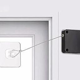Free Automatic Door Closer, Multifunctional Automatic Door Closer, Automatically Self Closing Door with Drawstring for Internal Home Outdoor Iron Door - Random Color (Standard)-image-99