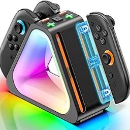 Charging Dock for 2025 Nintendo Switch 2 JoyCon, SW2 Joycon 2 Controller Charging Docking Station, Ergonomics & Magnetic Fast Charger Station for Nintendo Switch 2 Joy-con 2 Accessories with Cord-21