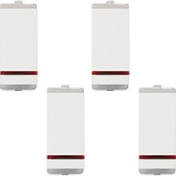 Schneider electric Opale-16A 1 Way Switch, with Indicator (Pack of 4)-picture-15
