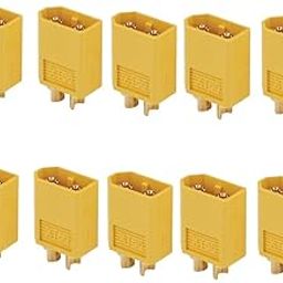 XT60 Male+ Female Bullet Connectors Plugs for RC Lipo Battery - 5 Pair (10 Pcs)-picture-19