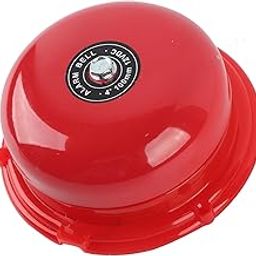 Fire Alarm Bell, Red Loud Output Electric Bell Dependable Performance Internal Strike Bells for Home, Commercial Building, or Factory (12V)-image-16