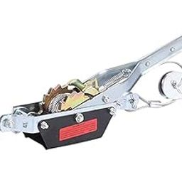 HELLARO Heavy-Duty 4-Ton Dual Gear Power Hand Puller With Cable Rope, Dual (2) Gear, 1 Set, Multicolor-12