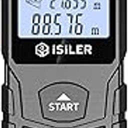 iSiLER Laser Distance Meter, 120M Range Digital Measuring Tape with Backlit Display & Data Record, Multiple Measurement Modes, Measure Distance, Area and Volume, IP54 Waterproof (LDM-120)-11