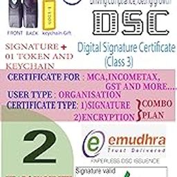 ORGANISATION COMBO- 2 YEAR'S VALIDITY- DIGITAL SIGNATURE(DSC), ENCRYPTED SIGN WITH TOKEN HYP2003- by KRAFTWIZ POWERED BY EMUDRA-image-91