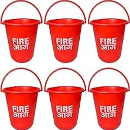 Safety Fire Bucket 9 Litre Polycarbonate Fire Safety Bucket for Fireplace Burning Wood Indoor Outdoor Ashes Carrier Container-image-28