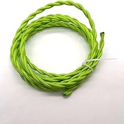 Jinchao Twisted Fabric Covered Wire Natural Hemp Rope Covered Cable 18 Gauge 2 Conductor 5 Meter/10 Meters for Light Pendant Antique Industrial DIY Projects-image-55