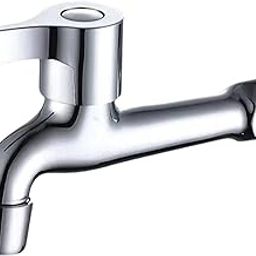UJEAVETTE Washing Machine Faucet Laundry Faucet Water Tap for Outdoor Laundry Bathroom Copper 18cm mesh-image-85