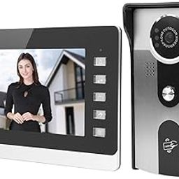 UniMarket® Video Door Phone, Video Doorbell Practical Sensitive Touch Buttons Convenient High Restoration 7‑inch for Home(#1)'-3