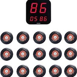 Linkman by Ulink Waiter Call Bell System for 15 Tables(2 Digit 3 Block Display Receiver and Call Remotes)-picture-13