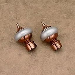 RAB Curtain Bracket Stainless Steel for Wall Mounting with Stylish Design and Strong Support (Code:- BKT 165, Finish:- Rose Gold-Silver, Pack of:- 1set / 2pcs Brackets with Supporters)-image-82