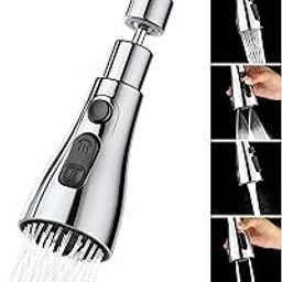 ALTON, ALD830, ABS, 4-Function, Tap Extender for Kitchen Sink | 360 Degree Rotation | Kitchen Faucet Sprayer | Fits F22, M24 mm taps and Pull-Down Sprayer-15
