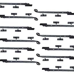 Adonai Hardware 12.5 Inch "Lachish" Black Antique Cast Iron Window Casement Stay (Supplied as 12 Pieces per Pack) - Matte Black Powder Coated-image-38