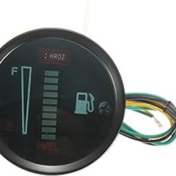 MERISHOPP Motorcycle Car Fuel Level Gauge Large Screen Convenient Observation 52mm 12V-11