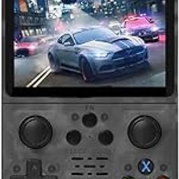 New World X-Ninja R35S Retro Video Game Console 64GB Mini Handheld Gameboy Built in 8000+ Classic Games + PSP Games 3.5-inch IPS Screen Dual 3D Joystick-16