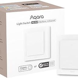 Aqara Smart Light Switch H2 EU (2-in-1 Neutral, 2 Gang 1 Channel), Thread/Zigbee Protocol, Wall Switch for Smart Home, Supports Apple Home, Alexa, Google Home and Home Assistant, Matter over Thread-18