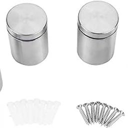Glass Spacer Stud SS Material MATT Finish Size 19mm X 25mm Pack of 4PCS-image-52