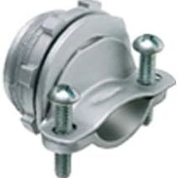 BRIDGEPORT 664-DC2 1-1/4" 2-Screw Strap-Type Conn, Round Cable, Zinc Die Cast-image-1