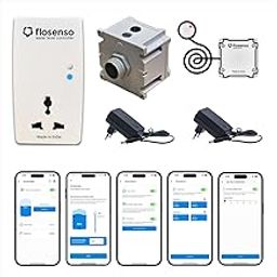 Flosenso Pro with Pulse addon for Water Detection in Pipeline - Fully Automatic Water Level Controller | Ultrasonic Sensor | Pulse Line Sensor | Mobile App | All Features | 6 AMP-image-48