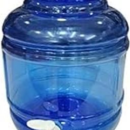 MITU Plastic Water Dispenser Jar with Tap Compatible for 20 L, 25 L Mineral Water can,10Ltr Pack of 1 (Matka)-picture-12
