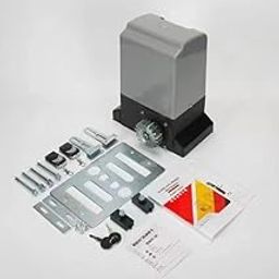 NAVKAR SYSTEMS Sliding Gate Motor 550W 1200 Kg Capacity with 2 Remotes, Limit Switches, 2 Keys to Free The Motor and Mounting Base Plate with Given User Manual-77