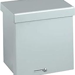 Wiegmann RSC080804GNK RSC-Series Wall Mount Enclosure, NEMA 1/3R Lift-Off Screw Cover, No Knockouts, Galvanized Steel, 8" x 8" x 4"-image-9