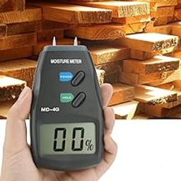 LABART 4 Pin WOOD MOISTURE METER Moisture Meter, Digital Logs Moisture Meter Damp Meter / 5-40% Wood Humidity Tester Detector/Firewood Logs Timber Humidity Measuring Device-11