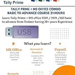 Veertutorial Tally Prime + MS Office 2019/2021/365 Video Training (English) - Pen Drive + Online Access | Learn Tally Prime, Excel, Word, PowerPoint & More | 2 Years Access on VeerTutorial Website-18